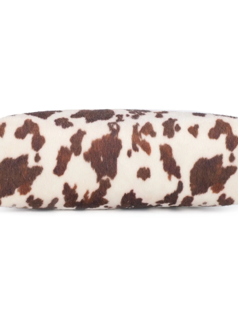 Stylish Brown Cow-Print Chain Shoulder Bag